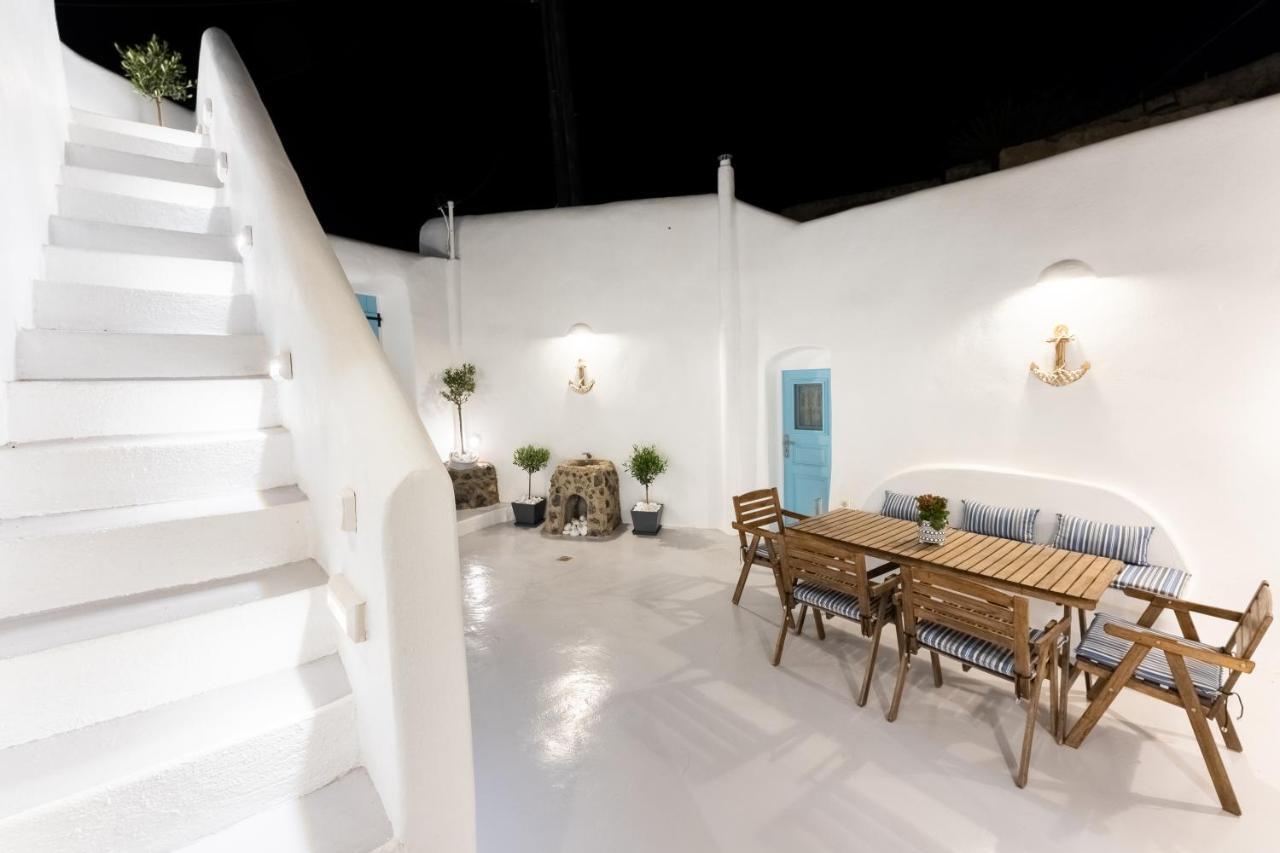 Villa Kalamia Cave House Pyrgos Kallistis Exterior foto