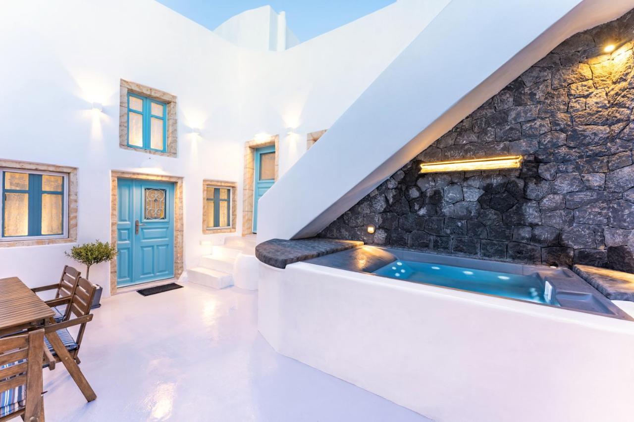 Villa Kalamia Cave House Pyrgos Kallistis Exterior foto