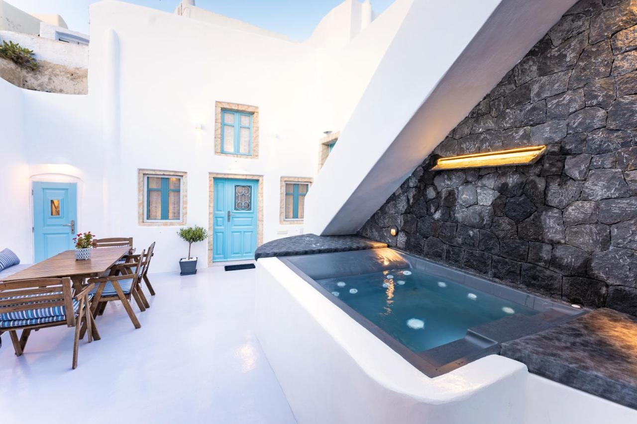 Villa Kalamia Cave House Pyrgos Kallistis Exterior foto
