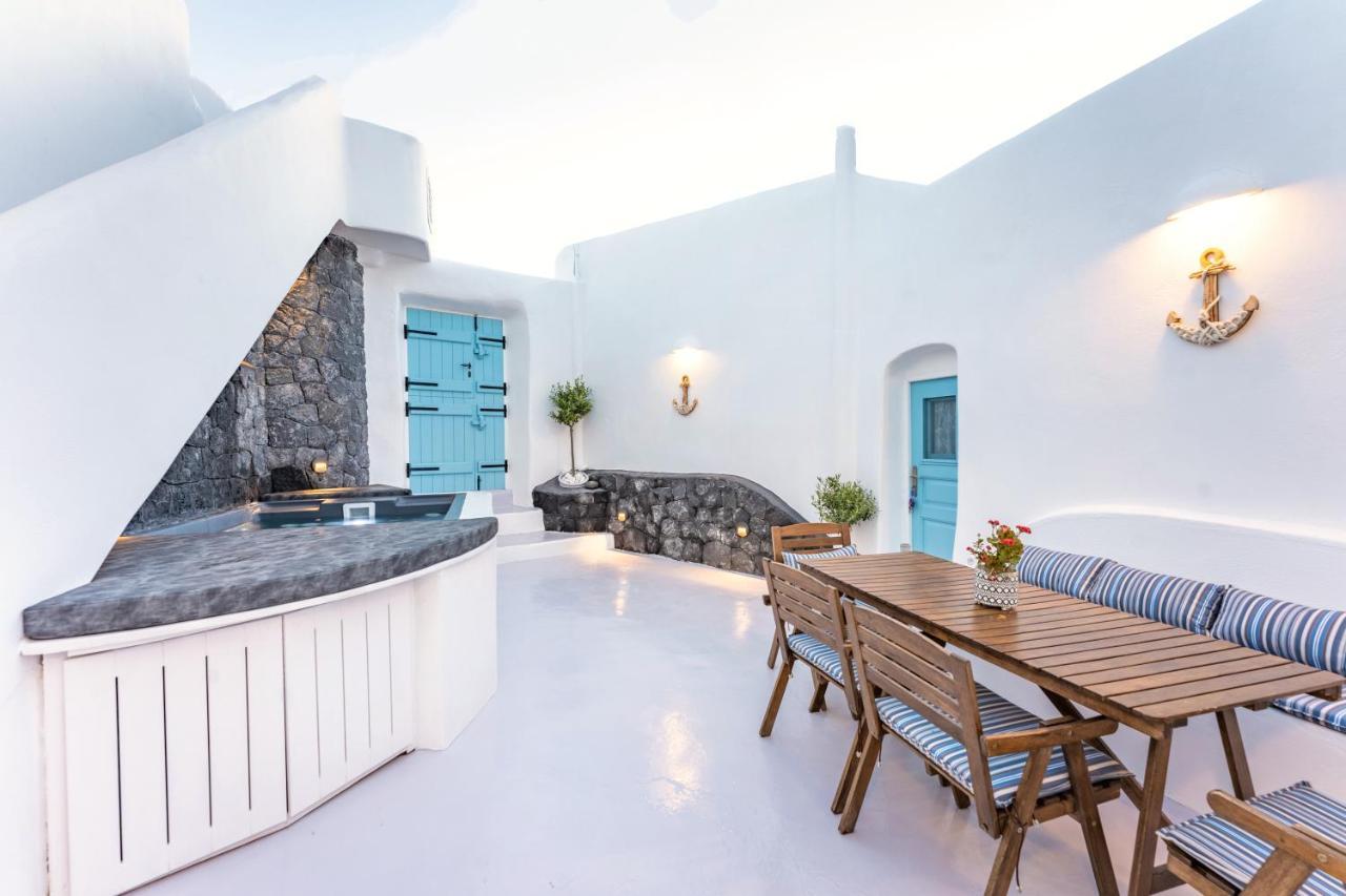 Villa Kalamia Cave House Pyrgos Kallistis Exterior foto