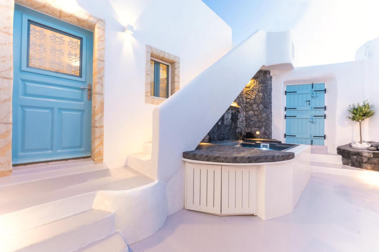 Villa Kalamia Cave House Pyrgos Kallistis Exterior foto
